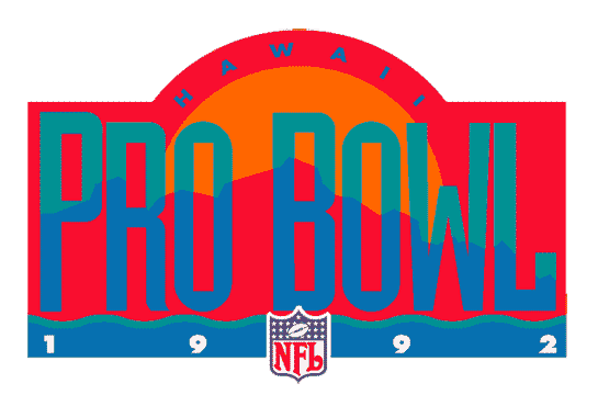 Pro Bowl 1992 Logo iron on paper